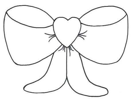Heart Bow Template